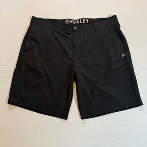 Hurley Black Hybrid Performance Shorts Men’s Size 40 Golf Surf Shorts Big & Tall